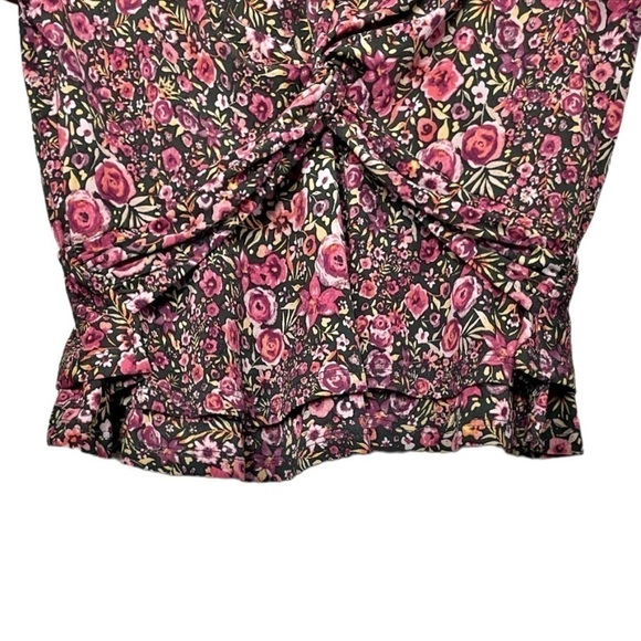 Kaileigh X Stitch Fix Cairo Front Twist Detail Knit Top Floral NWT - Picture 4 of 13